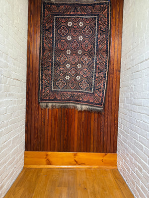 4'6" X 3' Kurd Baluch Rug