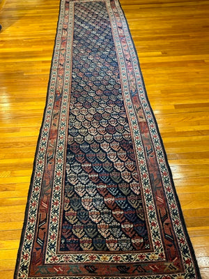 14'5" X 3'8" Kurdish Corridor Carpet