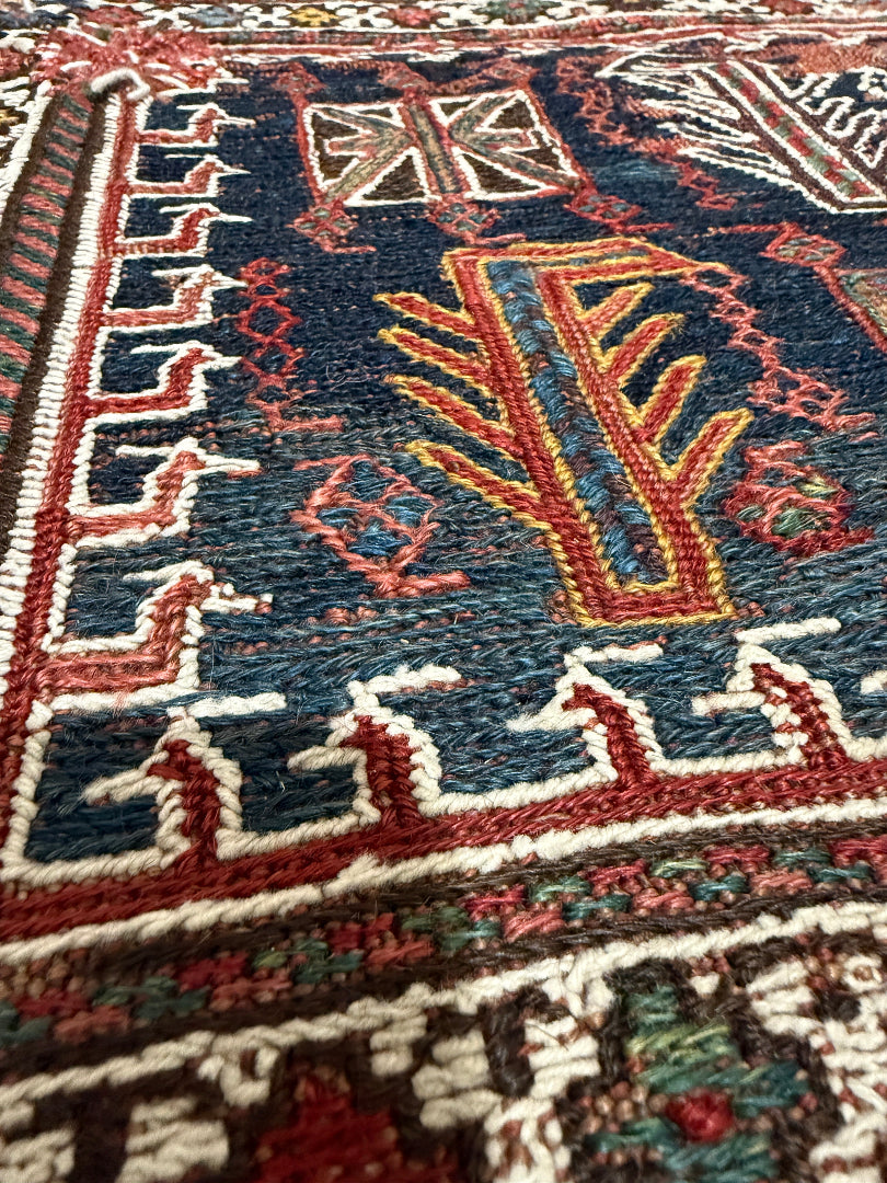 3’2" X 2'3" Luri Bakhtiari Lorain Saddle Bag