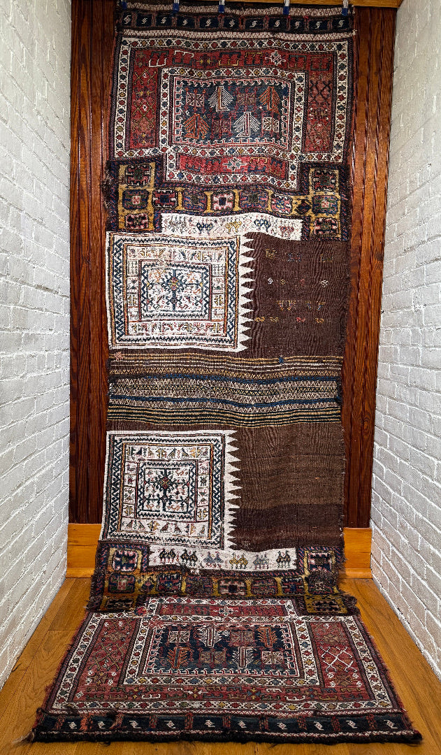 3’2" X 2'3" Luri Bakhtiari Lorain Saddle Bag