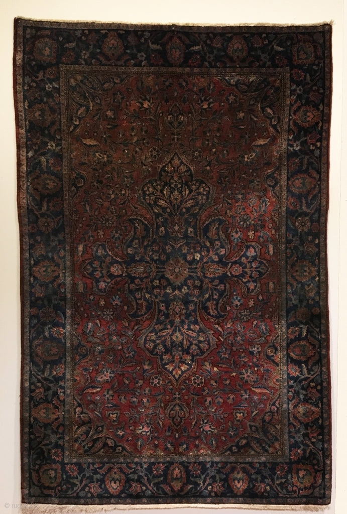 6&#39;7&quot; X 4&#39;3&quot; Manchester Kashan Rug
