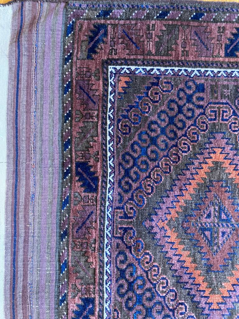 3&#39;11&quot; X 3&#39;10&quot; Mushwani Sarabani Afghan Rug
