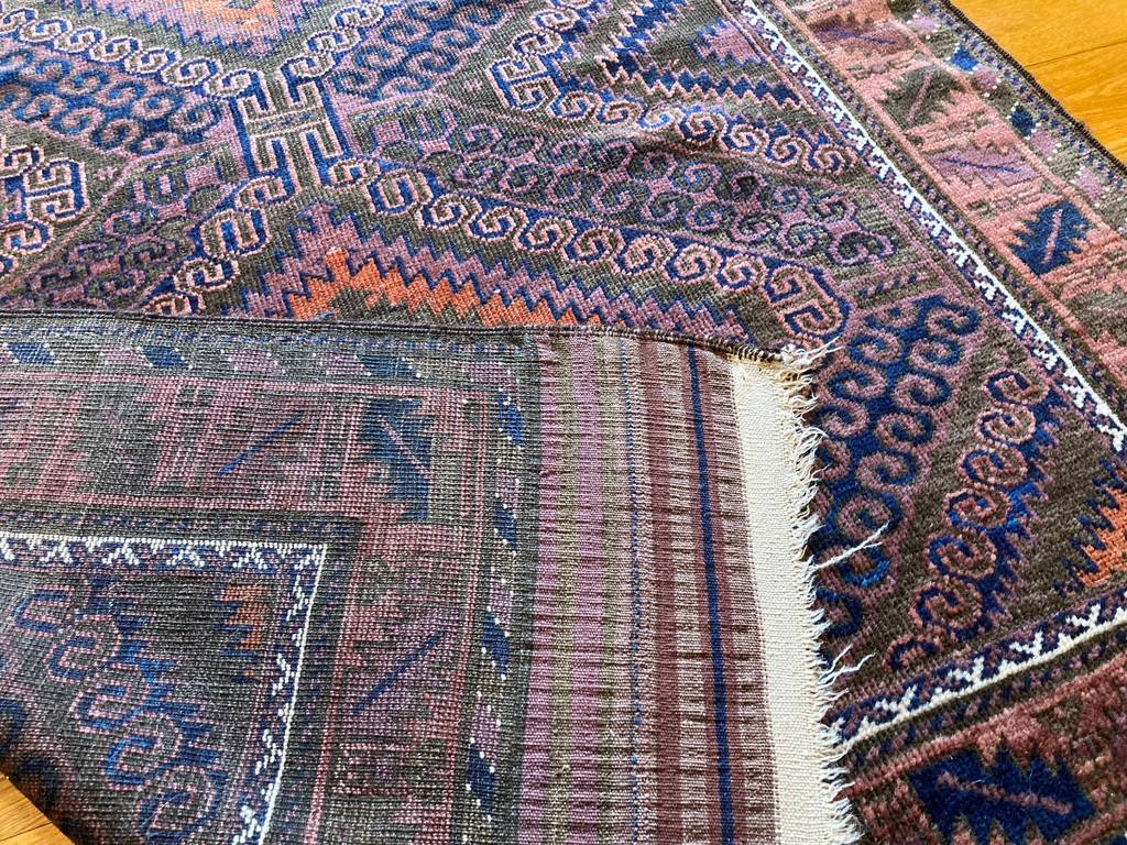 3&#39;11&quot; X 3&#39;10&quot; Mushwani Sarabani Afghan Rug