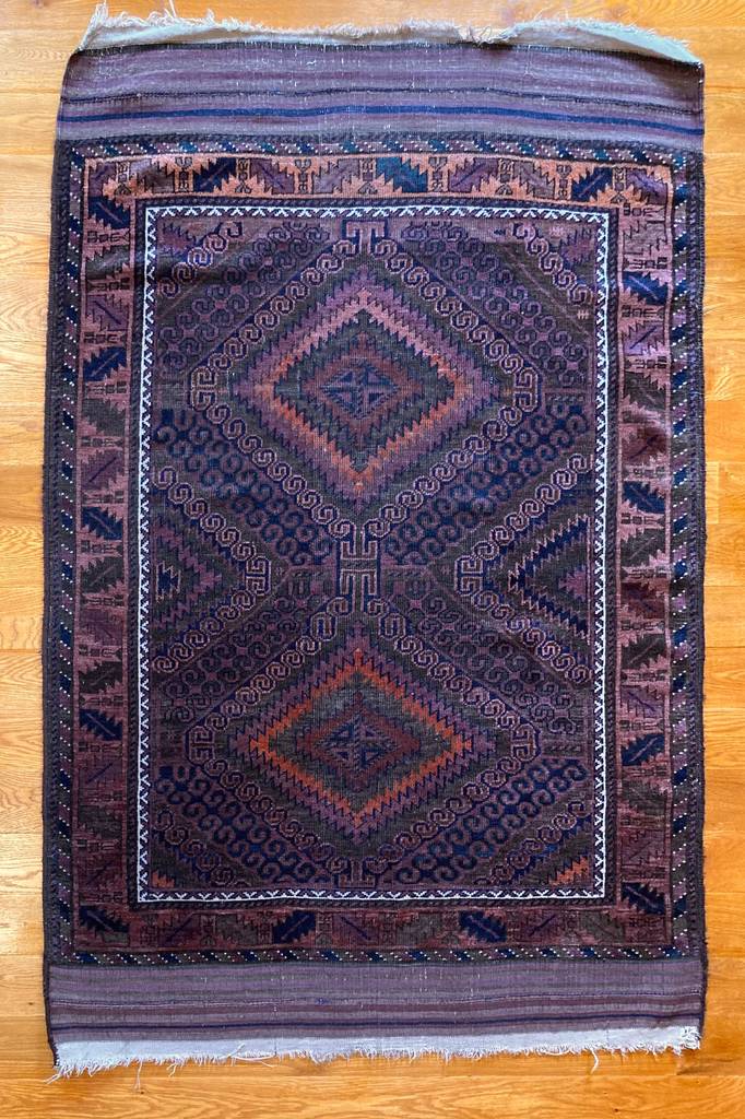 3'11" X 3'10" Mushwani Sarabani Afghan Rug