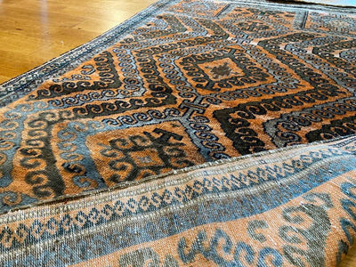 2'10" x 5' Mushwani Tribal Afghan Prayer Rug