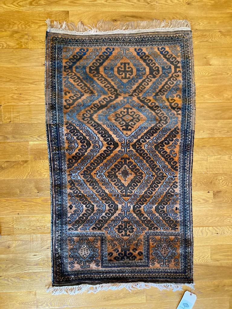 2&#39;10&quot; x 5&#39; Mushwani Tribal Afghan Prayer Rug