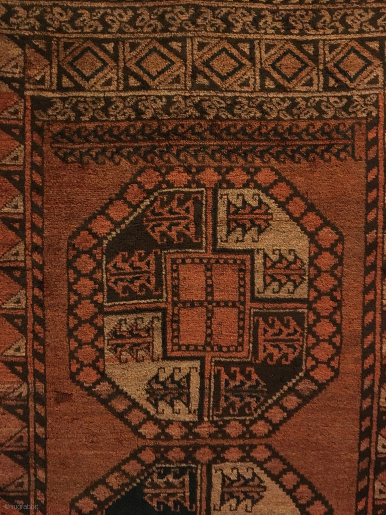 7&#39;2&quot; X 3&#39;8&quot; Old Afghan Qarqueen