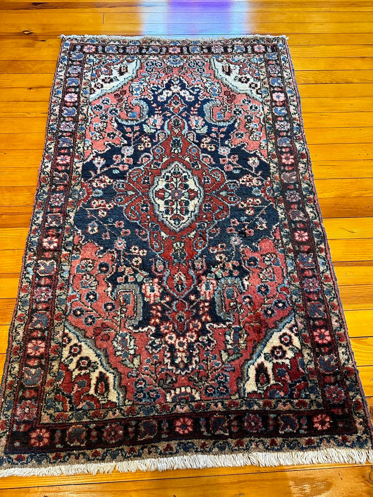 4&#39;2&quot; X 2&#39;7&quot; Old Fine Bibikabad Rug