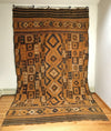 11'2" x 6'11" Old Maimana Kilim
