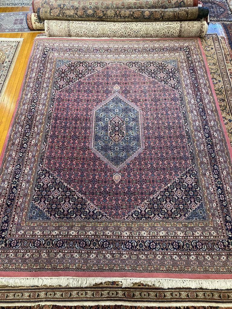 11&#39;10&quot; X 9&#39; Persian Bijar Iron Rug