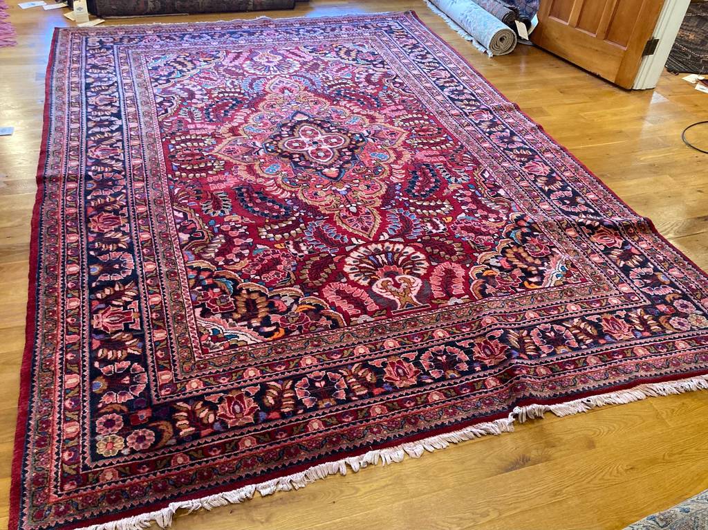 10'10" X 7'11" Persian Lilihan Carpet