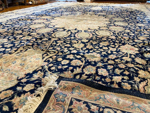 18' X 11'3" Persian Super Kerman Ardabil Carpet