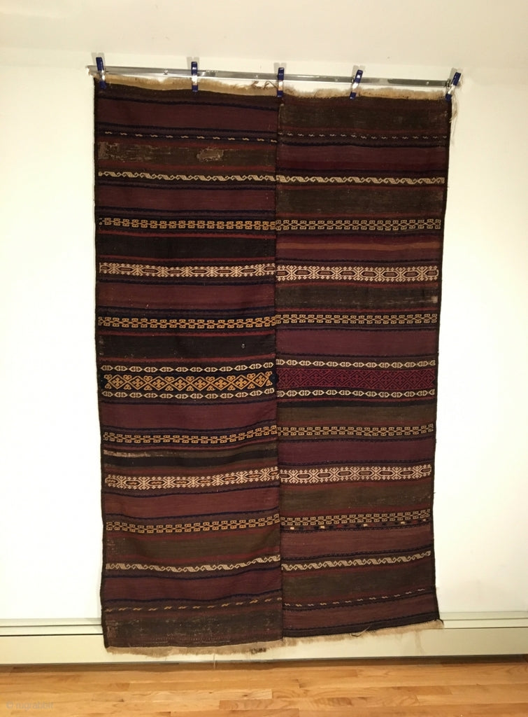 7&#39;7&quot; X 4&#39;7&quot; Qala-i-Naw Baluch Kilim
