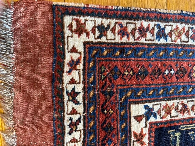 5&#39;6&quot; X 4&#39;3&quot; Rare Afshar Tulip Rug [SH-114]
