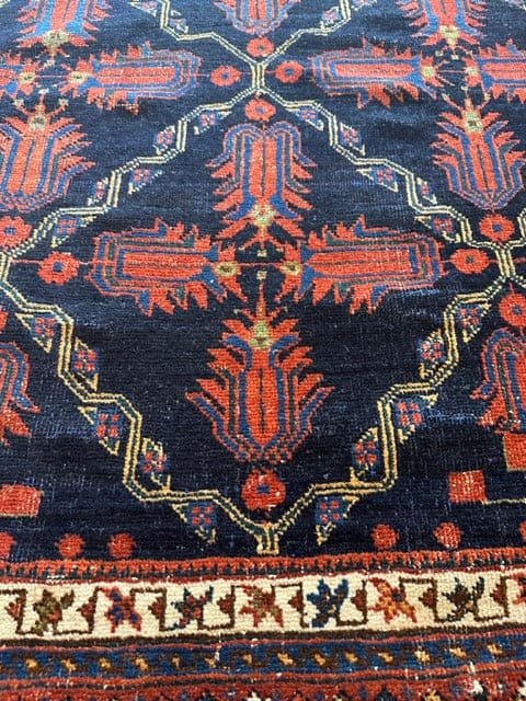 5&#39;6&quot; X 4&#39;3&quot; Rare Afshar Tulip Rug [SH-114]
