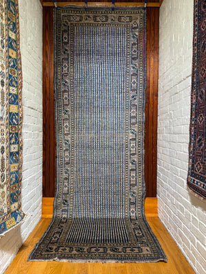 Rare Antique Afshar Long Rug