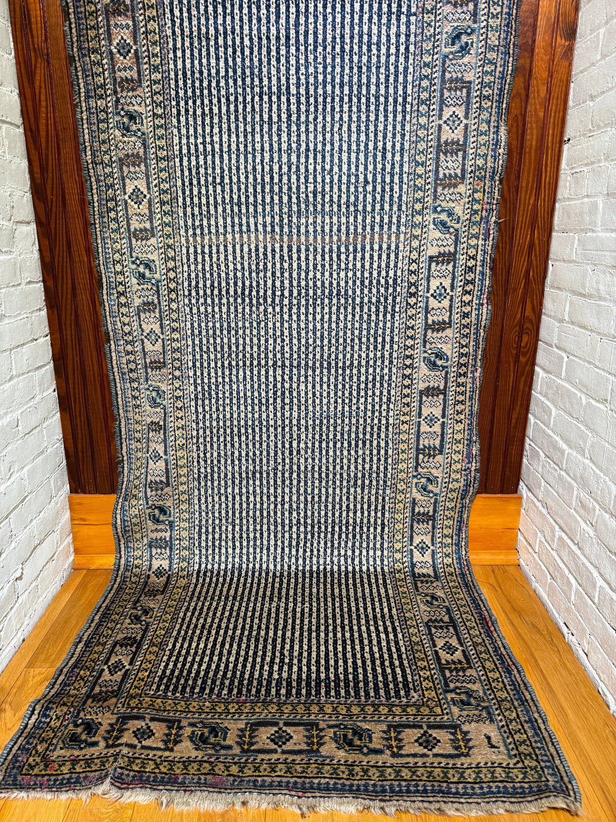 Rare Antique Afshar Long Rug