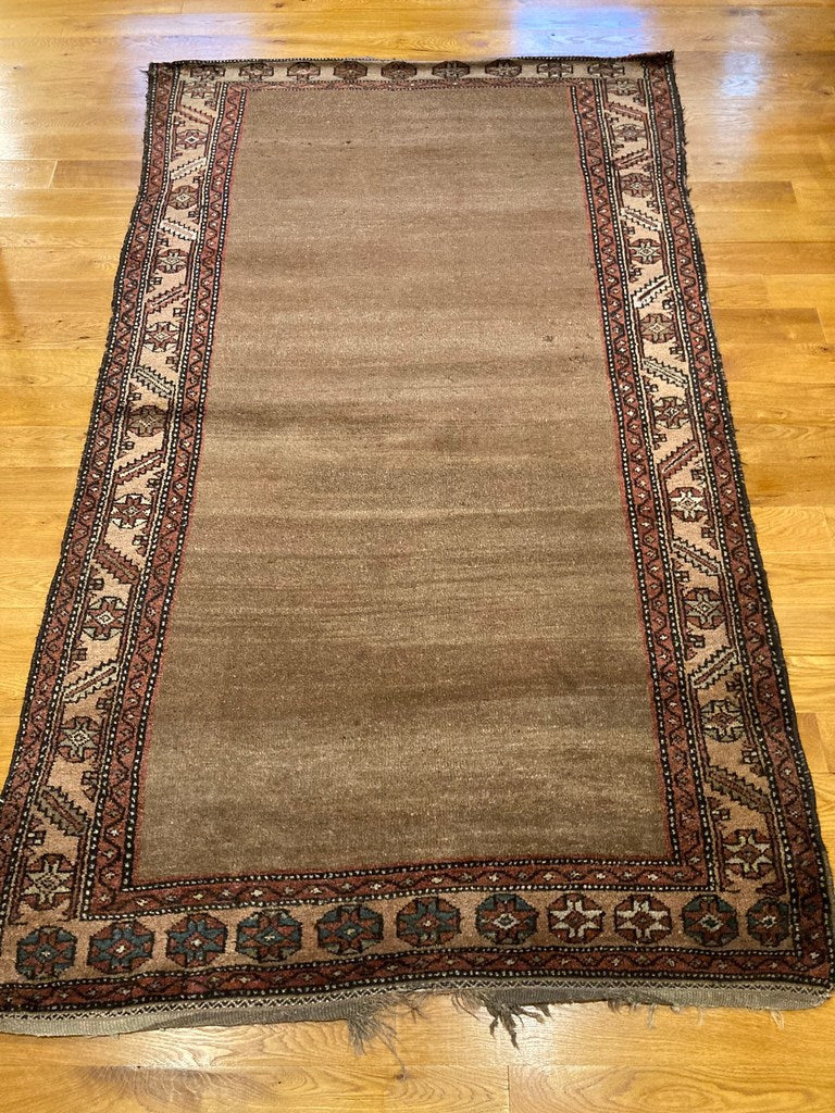 7&#39;10&quot; X 4&#39;6&quot; Rare Antique Bakshaish Rug
