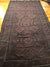12'10" x 6'8" Rare Antique Black Tent Baluch Main Carpet