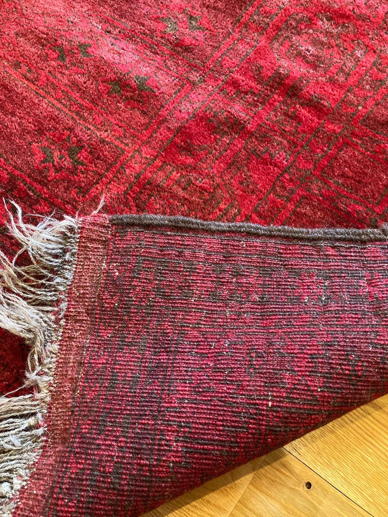 6&#39;8&quot; X 5&#39;3&quot; Rare Antique Charchango Tribal Salor Prayer Rug