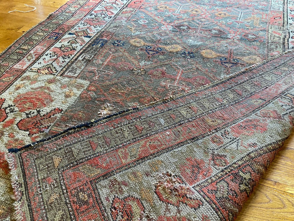 6&#39;2&quot; X 3&#39;9&quot; Rare Antique Karabagh Sampler Rug