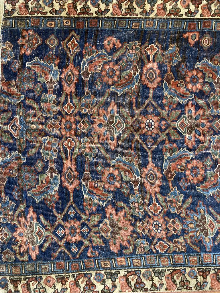 17' X 3'7" Rare Antique Kurdish Bidjar Runner