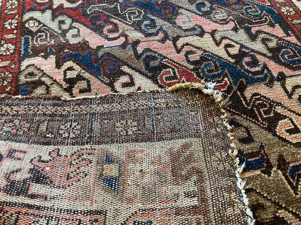8&#39; X 3&#39;10&quot; Rare Antique Veramin Dragon Long Rug
