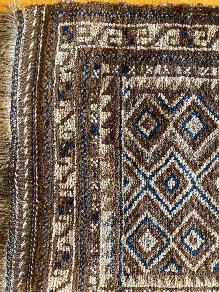 3&#39;8&quot; X 2&#39; Rare Small Afghanistan Tribal Rug