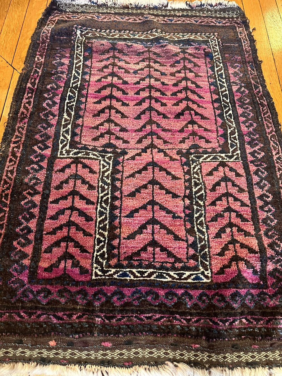 29&quot; X 43&quot; Rare Timuri Prayer Rug 