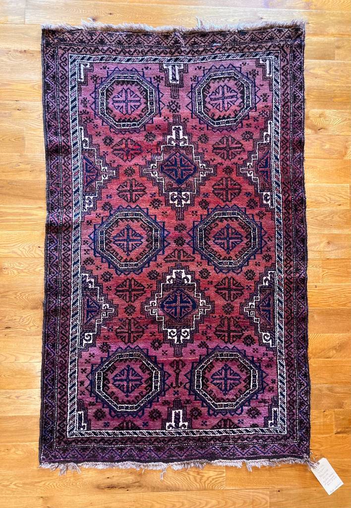 6&#39;2&quot; X 3&#39;9&quot; Salor Khani Baluch Rug