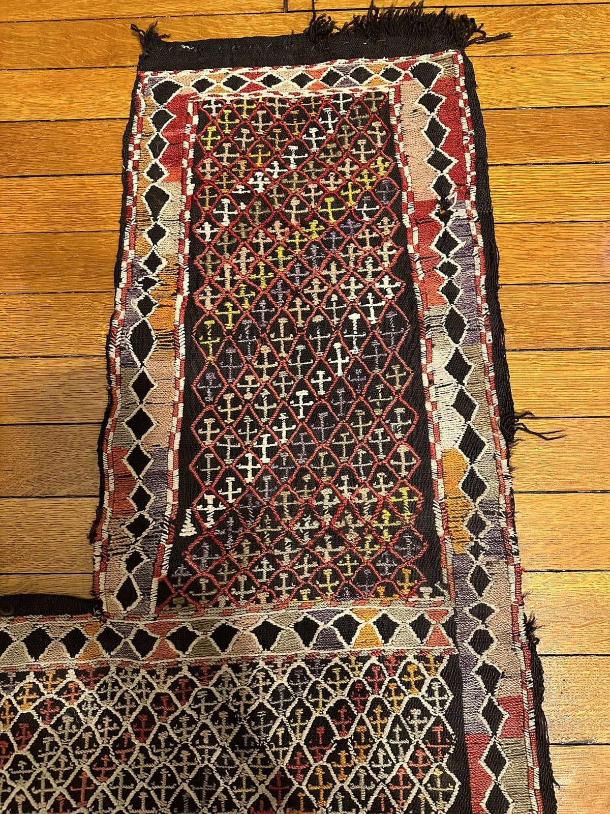 4’6” X 5’0” Shahsavan Soumak Horse Cover [SH-130]