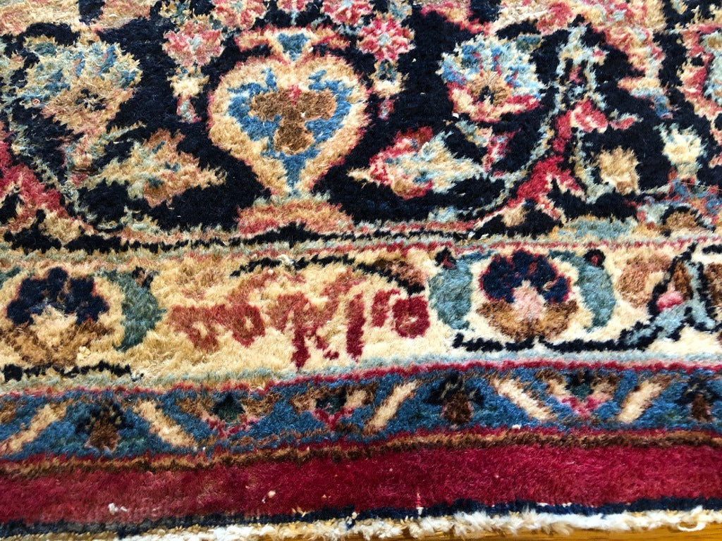 9&#39;4&quot; X 6&#39;7&quot; Signed Persian Mashad Carpet [SH-264]