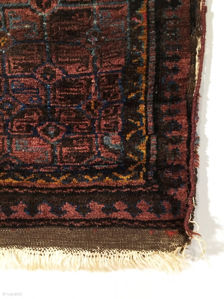 3&#39;5&quot; X 1&#39;10&quot; Small Afghan Baluch Rug
