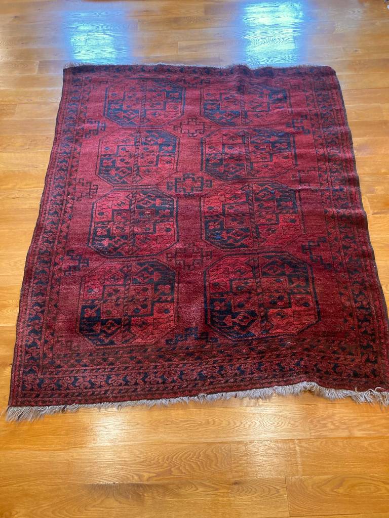 5&#39;7&quot; X 4&#39;6&quot; Small Ersari Rug