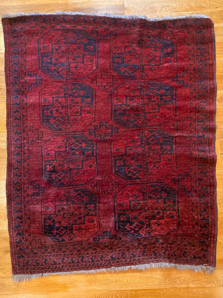 5&#39;7&quot; X 4&#39;6&quot; Small Ersari Rug