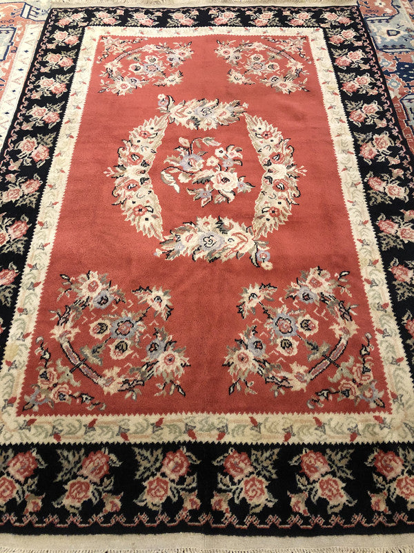 8&#39;4&quot; X 6&#39;3&quot; Small Vintage Karabagh Carpet