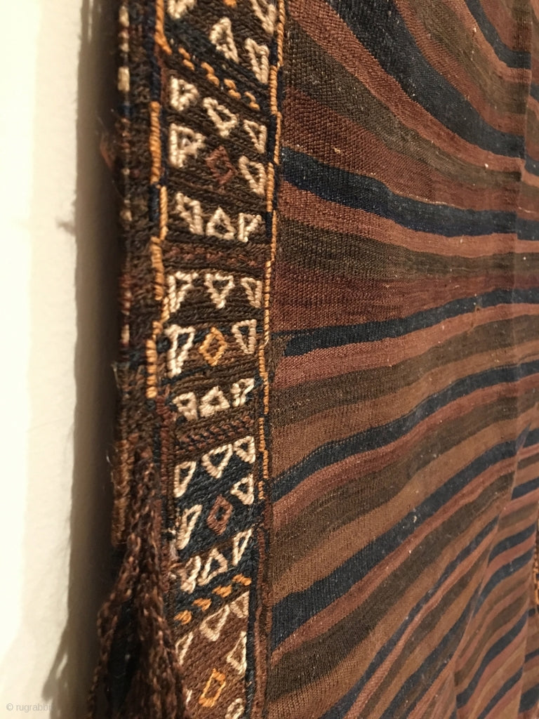 3&#39;10&quot; X 3&#39;3&quot; Taimani Baluch Sofreh Kilim