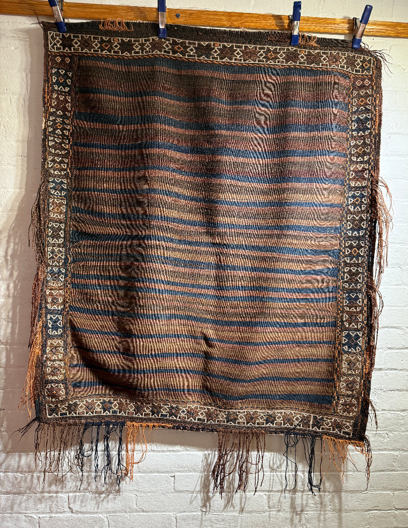 3'10" X 3'3" Taimani Baluch Sofreh Kilim 