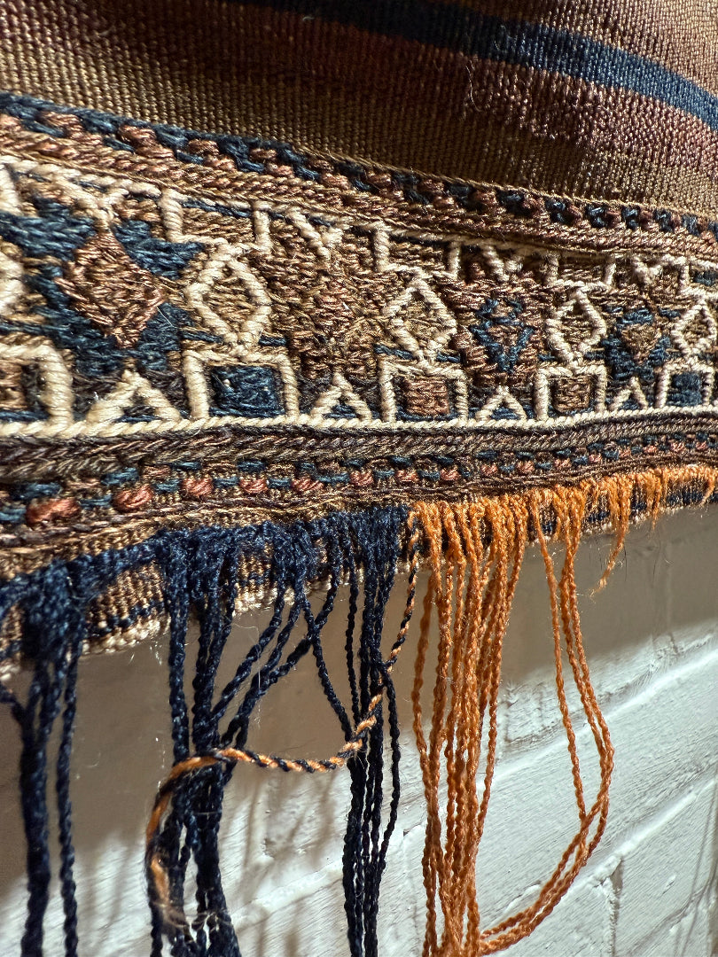 3'10" X 3'3" Taimani Baluch Sofreh Kilim 