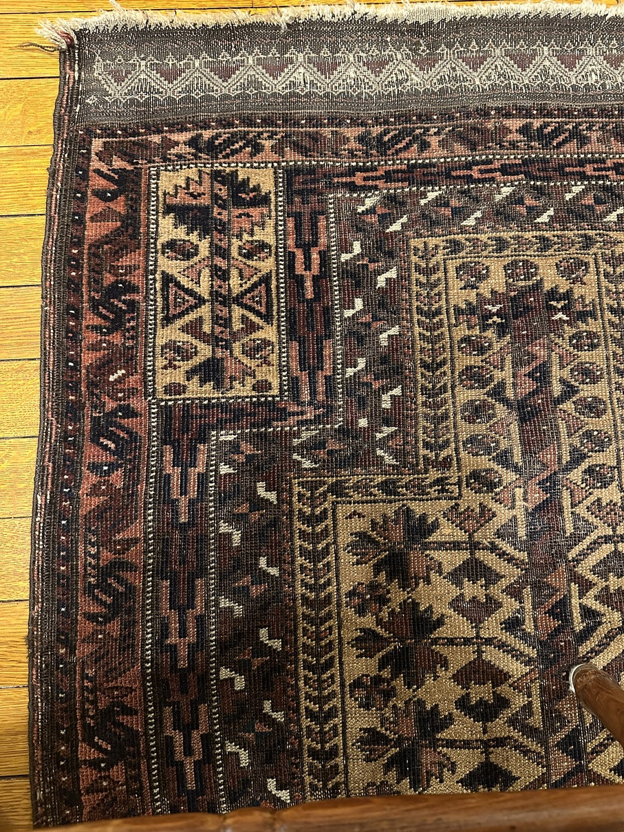 Timuri Camel Ground Prayer Rug