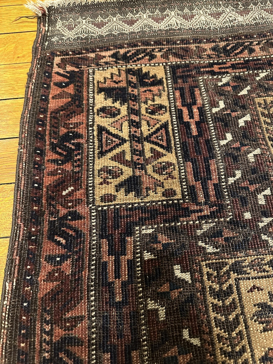 Timuri Camel Ground Prayer Rug