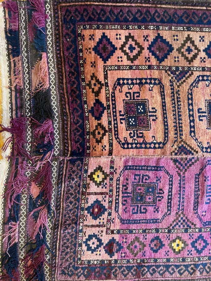 10'11" X 4'8" Tribal Long Rug