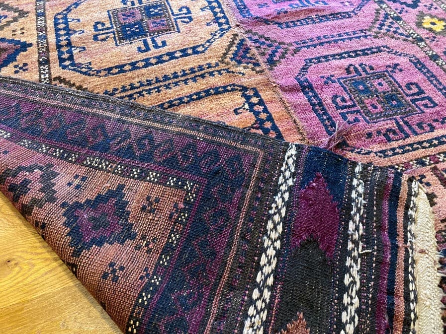 10&#39;11&quot; X 4&#39;8&quot; Tribal Long Rug