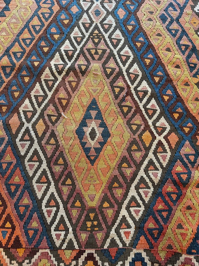 9&#39;8&quot; X 5&#39;9&quot; Trival Woven Anatolian Kilim