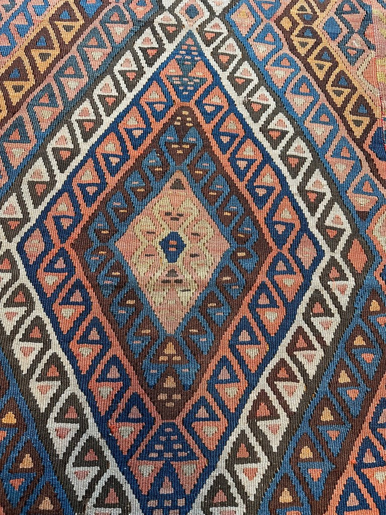 9&#39;8&quot; X 5&#39;9&quot; Trival Woven Anatolian Kilim