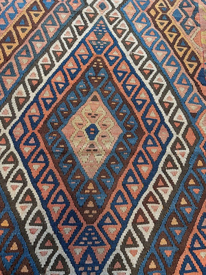 9'8" X 5'9" Trival Woven Anatolian Kilim
