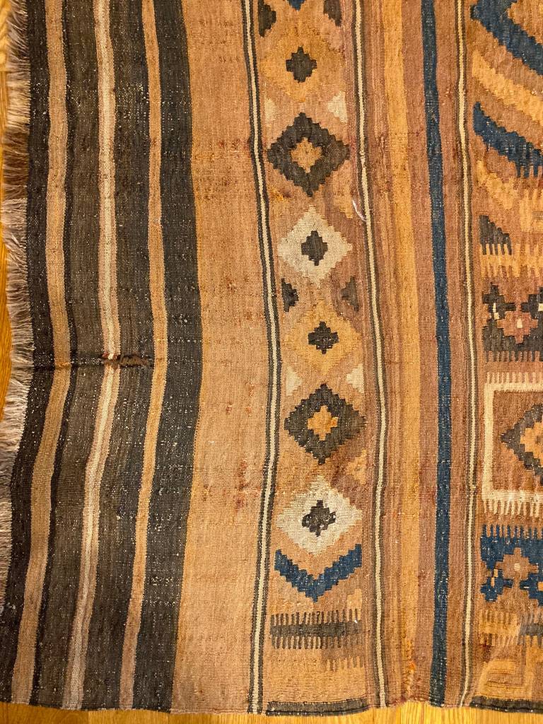 6&#39;10&quot; X 11&#39;2&quot; Vintage Afghan Maimana Kilim