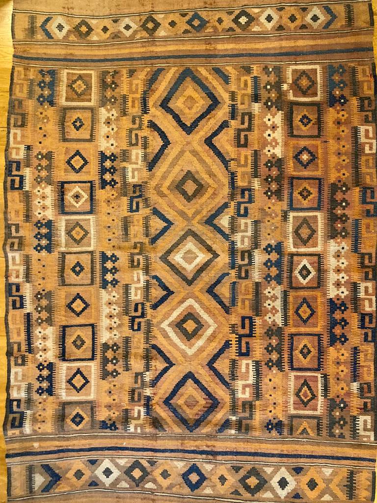 6&#39;10&quot; X 11&#39;2&quot; Vintage Afghan Maimana Kilim