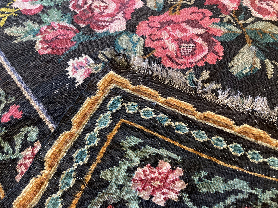 7&#39; X 4&#39;9&quot; Vintage Karabagh Kilim