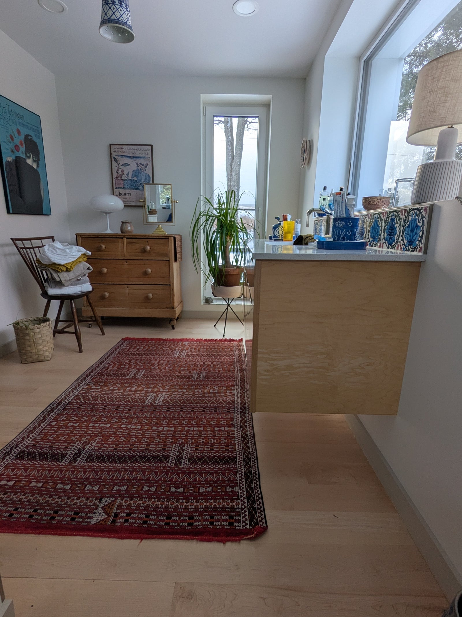 Vintage Moroccan Soumak Long Rug